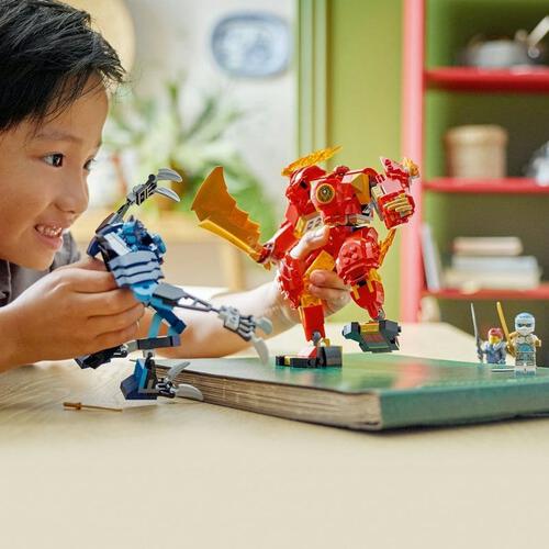 レゴ LEGO ニンジャゴー カイのエレメントパワー・メカスーツ 71808｜おもちゃ 玩具 誕生日 プレゼント ブロック 知育 7歳 8歳 9歳 メカ 忍者 にんじゃ ごっこ遊び