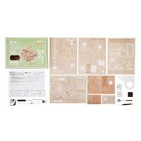 木製立体パズル つくるんです AMK81 魔法のピアノ 3D 組立キット インテリア 日本語説明書付き