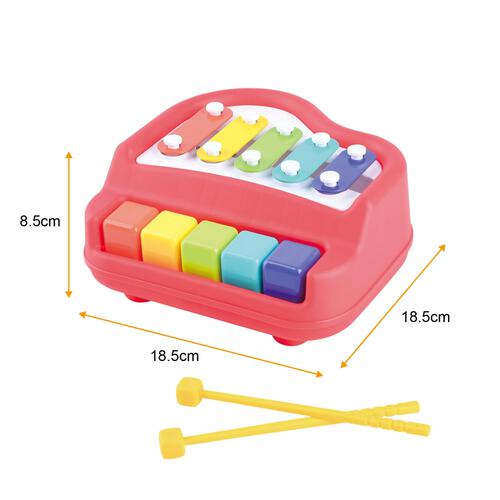 プレイポップ  2 IN 1 ピアノ＆鉄琴セット トイザらス限定 クリスマスプレゼント 1歳 2歳 3歳