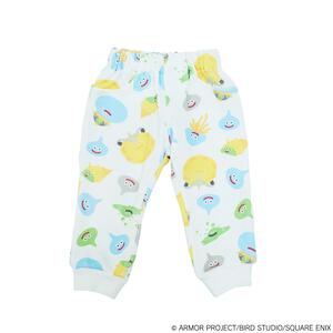 ドラクエベビー＆キッズ ジョガーパンツ 総柄 スライムたち(ホワイト×95cm)