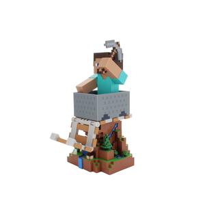 マインクラフト スティーブ 2イン1スマホスタンド マイクラ おもちゃ