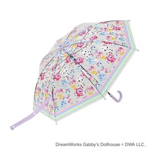 ギャビーのドールハウス 手開き総柄ビニール傘 45cm