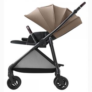 Aprica アップリカ ルーチェ フリー AC (アッシュブラウン) 1カ月～36カ月まで 軽量 両対面 4輪フリー