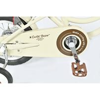 12インチ 身長90cm～105cm キュートベア ベージュ 3歳 4歳 男の子 女の子 助輪付き自転車 カゴ 押し手付 ノンキャラクター トイザらス限定 ベビーザらス限定