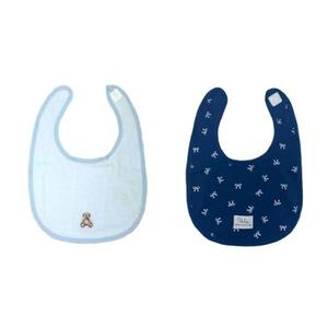 POLO BCS スタイ2枚組  クマ&times;リボン(サックス&times;フリー)