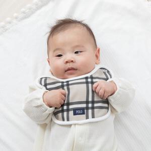 POLO BCS チェックスタイ付きドレスオール ナチョラル×50-70cm