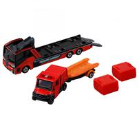 【予約受付商品】トミカ No.132 モリタ 小型オフロード消防車 レッドレディバグ ＆ 搬送車【出荷予定日：2026年6月20日】