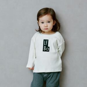 ローリーズファームベビー リブロングスリーブTシャツ(オフホワイト×90cm) ベビーザらス限定