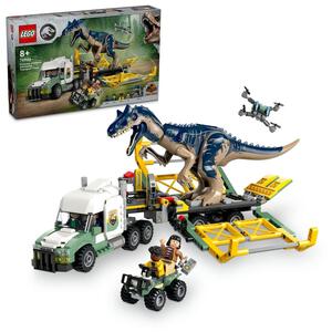 【オンライン限定価格*】レゴ LEGO ジュラシック・ワールド きょうりゅうミッション：アロサウルスを運び出せ！ 76966｜プレゼント 誕生日 7歳 8歳 9歳 10歳 小学生 知育 恐竜 きょうりゅう