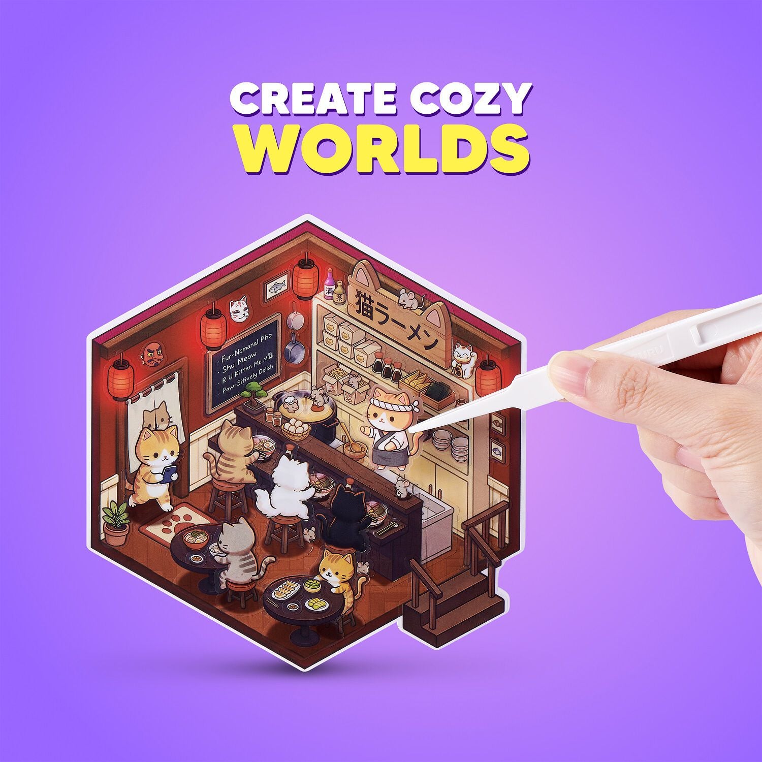 ステッカーセラピー カワイイキティーズ【種類ランダム】 猫 かわいい