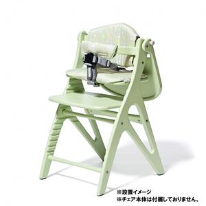 大和屋 yamatoya アッフル ソルベ チェアクッション (マスカットグリーン) チェアアクセサリー 7ヵ月頃～