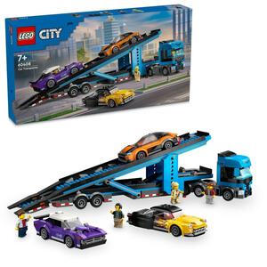 【オンライン限定価格*】レゴ LEGO シティ スポーツカー輸送車 60408｜プレゼント 誕生日 6歳 7歳 8歳 9歳 小学生 知育 トラック