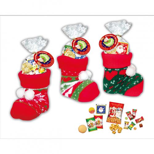 クリスマスファンシーソックスブーツM【種類ランダム】 クリスマス お菓子