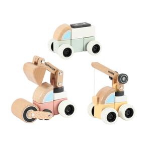 木製DIY建設車両 セット トイザらス限定 クリスマスプレゼント 2歳 3歳 4歳
