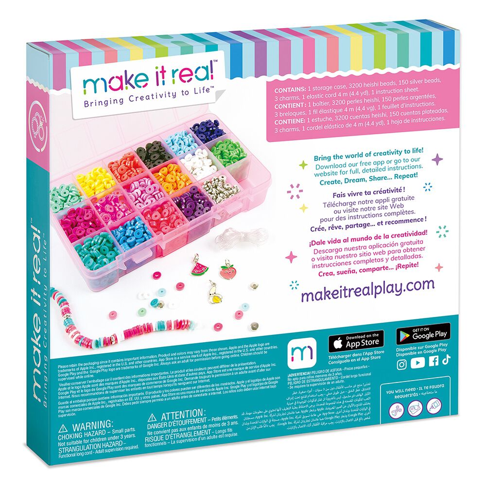 make it real ヘイシービーズキット スクエアボックス | おもちゃ通販