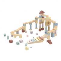 木製ブロックビー玉 転がし100ピースセット トイザらス限定 クリスマスプレゼント 3歳 4歳 5歳