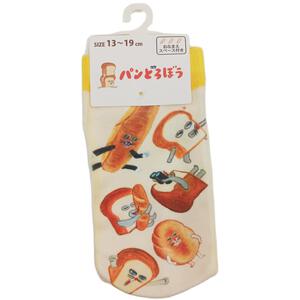 パンどろぼう スニーカーキッズソックス ダークイエロー&times;13-19cm