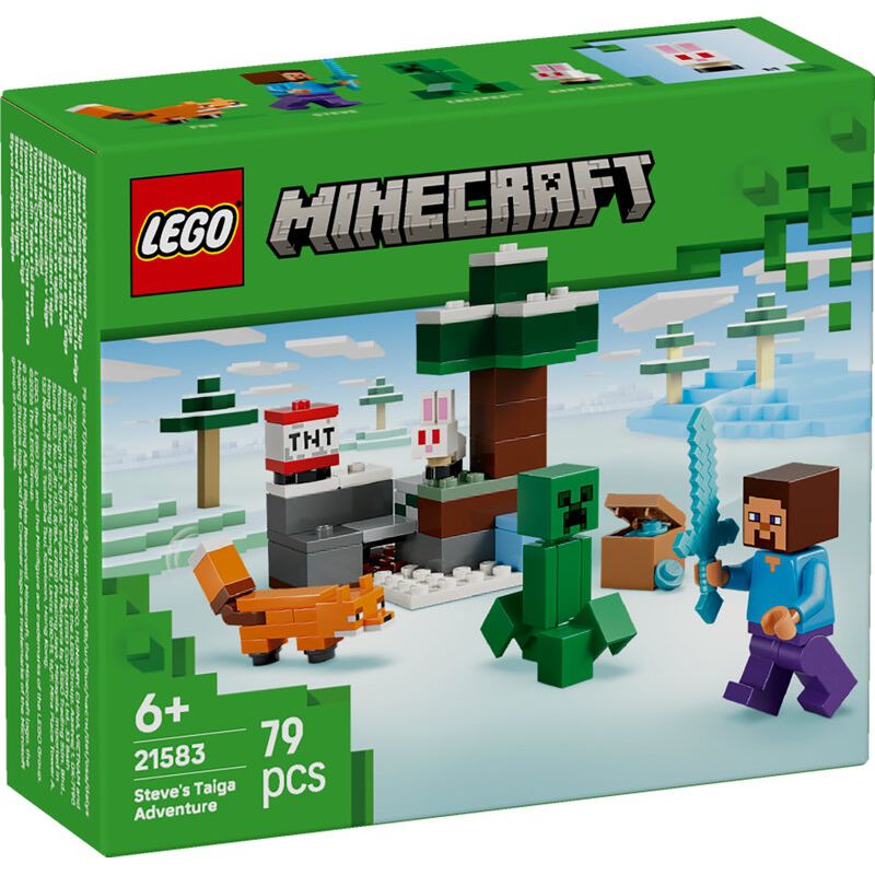 レゴ LEGO マインクラフト スティーブのタイガの冒険 21583｜おもちゃ
