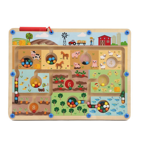 木製どうぶつマグネット迷路ゲーム トイザらス限定 ギフト 誕生日 プレゼント&nbsp; 3歳 4歳 5歳