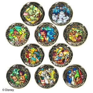 金バッジ単品 ディズニーキャラクター マルチ3【種類ランダム】