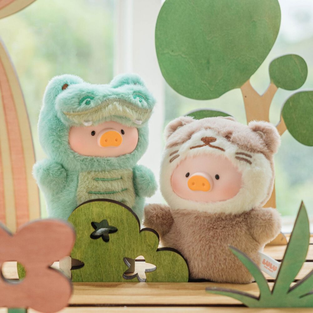 一点限り♡未使用　新作可愛いぶたちゃんPARTY PIGGY スタンピンアップ LULU THE PIGGY ANIMAL PARTY PUPPET KEYCHAIN SERIES ルル・ザ