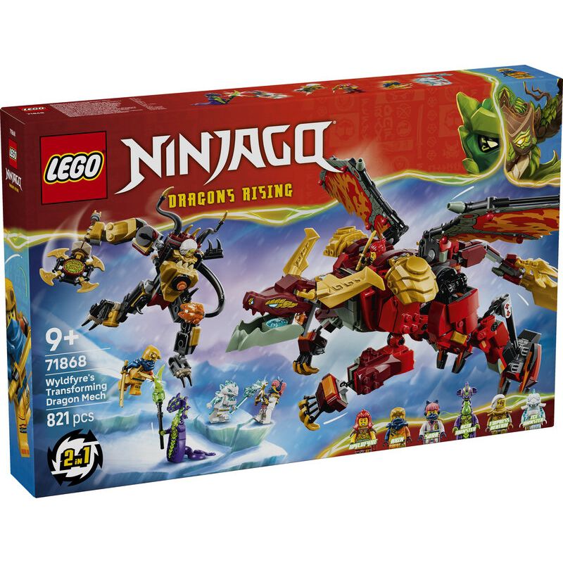 2026年6月1日発売】レゴ LEGO ニンジャゴー ワイルドファイヤの変形
