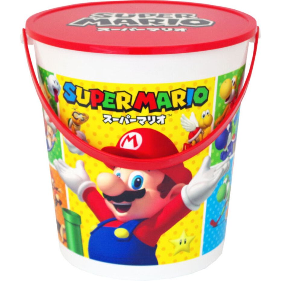 スーパーマリオ入りバケツ クリスマス お菓子 | おもちゃ通販の