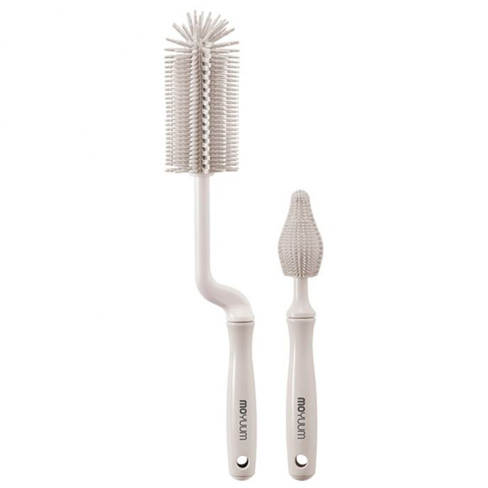 MOYUUM モユム シリコン哺乳瓶ブラシ 2種セット | マタニティ・ベビー