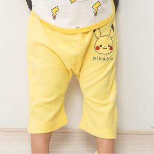 monpoke モンポケ モンキーパンツ パイル ピカチュウ イエロー×95cm