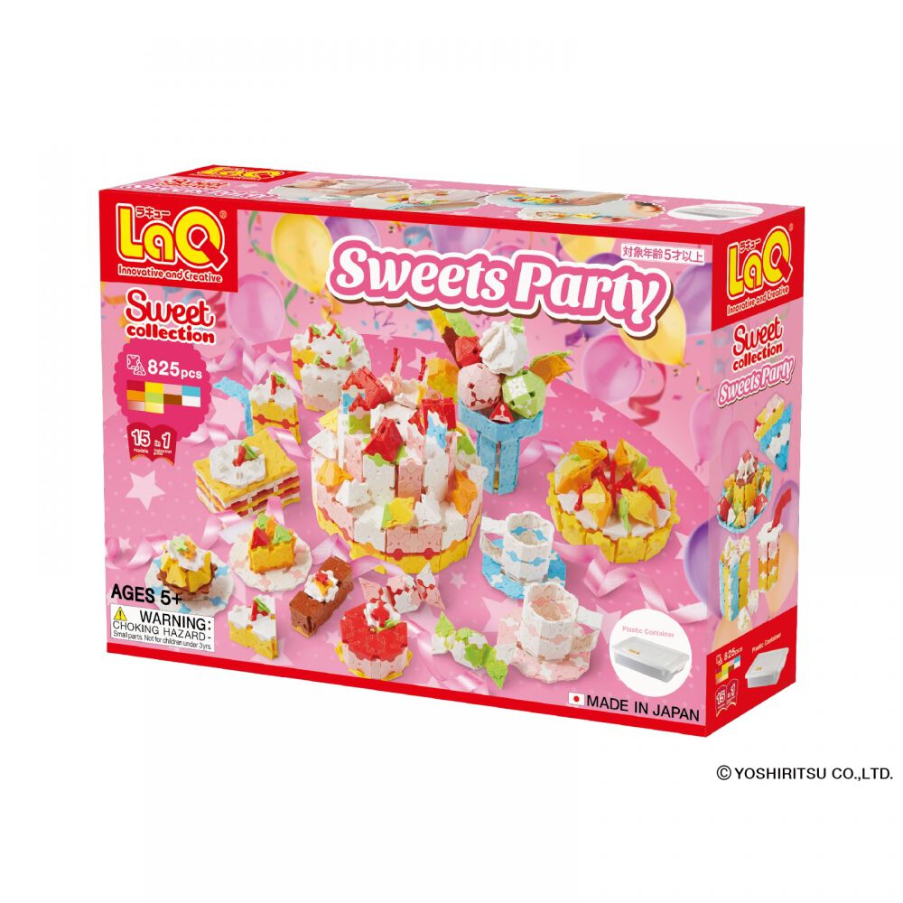 LaQ スイートコレクション スイーツパーティ プラスチックコンテナVer