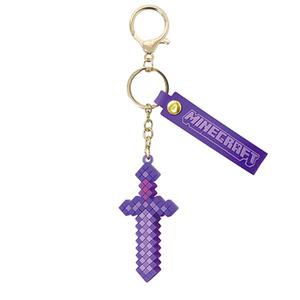 Minecraft マスコットキーホルダー ネザライトの剣／エンチャント