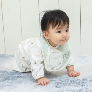 MOOMIN 新生児2WAYドレス スタイ付き 総柄 ムーミン ベビーザらス限定