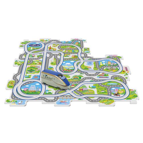 パネルワールド 走る！新幹線E7系かがやき 子ども向け 3歳 知育 パズル 組み立て プレゼント おもちゃ