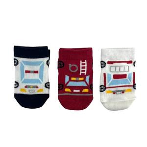 3Pなりきり乗り物ショートソックス 9-15cm