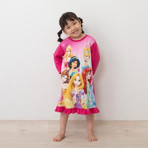 Disney ディズニー 長袖ナイトドレス フリル付き プリンセス ピンク×110cm ベビーザらス限定