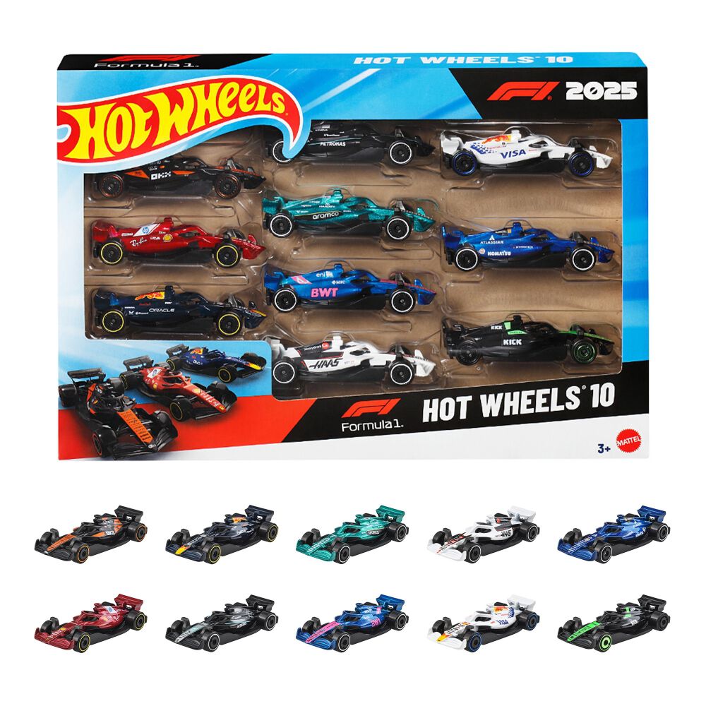 予約受付商品】ホットウィール Formula 1 10カーパック【出荷予定日