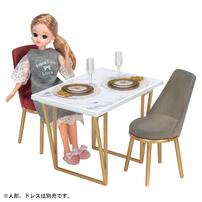 【予約受付商品】リカちゃん LF-09 インテリアコーディネート ダイニングテーブル セット（Francfrancコラボ）【出荷予定日：2026年1月24日】