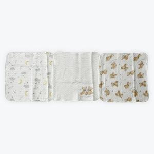 バンブーガーゼ ハンカチ3枚組 クマ月星  ベビーザらス限定