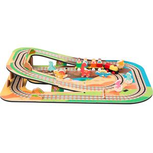 やわらかマットの上で走る！ダイナソートレインセット トイザらス限定