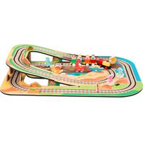 やわらかマットの上で走る！ダイナソートレインセット トイザらス限定