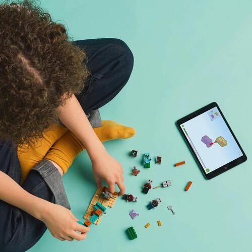 【オンライン限定価格*】レゴ LEGO マインクラフト 邪悪な村人の砂漠パトロール 21267｜おもちゃ 玩具 誕生日 プレゼント ブロック 7歳 8歳 9歳 ゲーム
