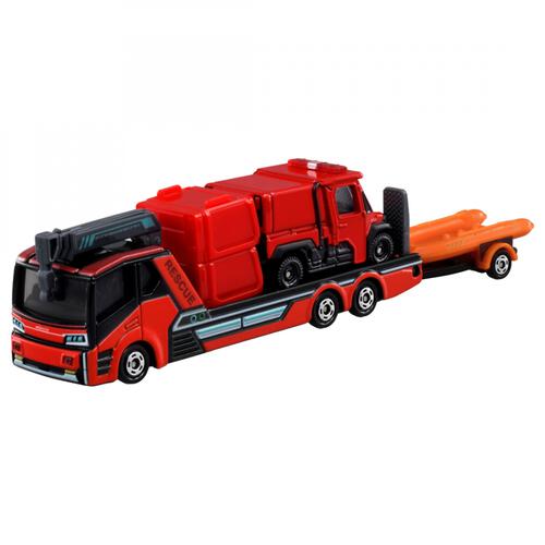 【予約受付商品】トミカ No.132 モリタ 小型オフロード消防車 レッドレディバグ ＆ 搬送車【出荷予定日：2026年6月20日】