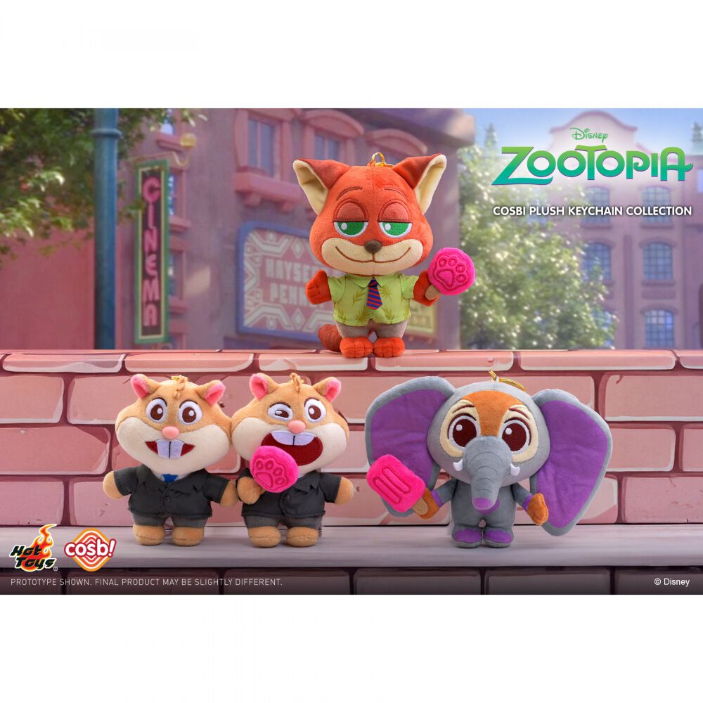 ホットトイズ・ZAKKA】コスビ・ぬいぐるみ 『ズートピア』【種類