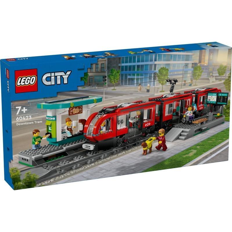 オンライン限定価格】レゴ LEGO シティ ダウンタウン路面電車と停留所 