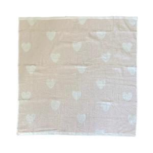 正方形湯上りタオル ハート柄 ベビーザらス限定