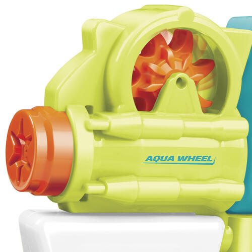 ウォーターウォリアー アクアホイール 350ml 飛距離7ｍ【種類ランダム】水鉄砲 水遊び トイザらス限定