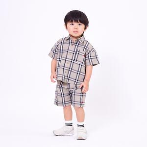 POLO BCS チェックハーフパンツ ベージュ&times;80cm ベビーザらス限定