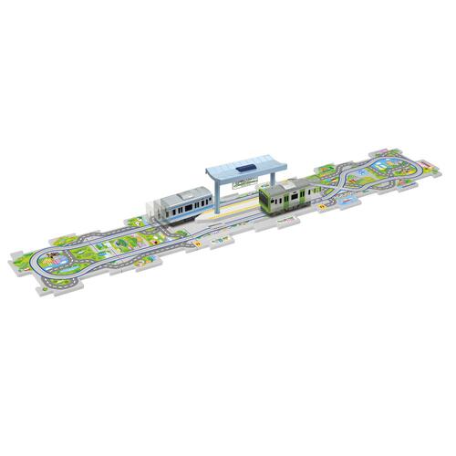 パネルワールド 走る！通勤電車 ストップ&ゴー 子ども向け 3歳 知育 パズル 組み立て プレゼント おもちゃ