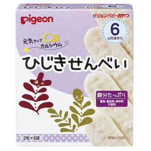 ピジョン 元気アップCa ひじきせんべい 【離乳食 ベビーフード】 【6ヶ月～】