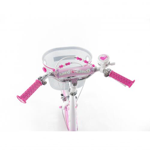 18インチ 身長105～115cm ハードキャンディプレミアム ピンク トイザらス限定 補助輪付き自転車 ハート かわいい 女の子 5歳